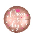 Standard & Shaped Foil Balloons - "Queen for the Day" Foil Balloon 46cm - 96389