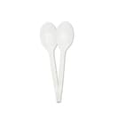 Decorata Reusable Products - Reusable White Spoons - 96392
