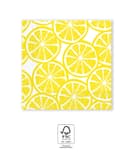 Napkin Designs - FSC 3-Ply Paper Napkins 25x25cm - Lemon Slices - 96424