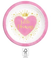 My Little Princess - FSC Deep Paper Plates Large 23cm - 96476