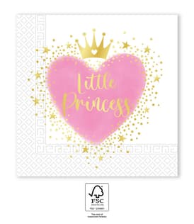 My Little Princess - FSC Two-Ply Paper Napkins 33x33cm - 96478