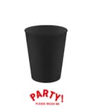 Decorata Reusable Products - Party Reusable Cup 250ml Black Colour - 96497