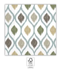 Seasonal Patterns - FSC Three-Ply Paper Napkins 33x33cm - 96555