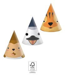 ZOO - FSC Paper Hats (mixed designs) - 96603