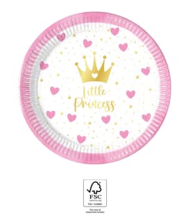 My Little Princess - FSC Paper Plates Medium 20cm - 96604