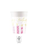Birthday Candles Party - FSC Paper Cups 200ml - 96627