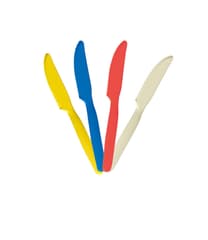 Decorata Reusable Products - Reusable Multicolor Party Knives - 96645