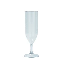Decorata Reusable Products - Reusable Semi-Tranparent Light Blue Champagne Glasses - 96649
