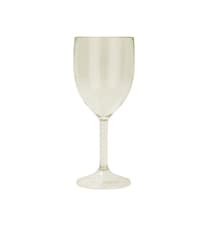 Decorata Reusable Products - Reusable Semi-Tranparent Beige Wine Glasses - 96655