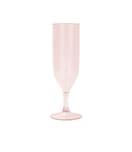 Decorata Reusable Products - Reusable Semi-Tranparent Rose Gold Champagne Glasses - 96661