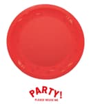 Decorata Reusable Party Products - Party Reusable Plate 21cm Bright Red - 96687