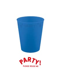 Decorata Reusable Party Products - Party Reusable Cup 250ml Bright Blue - 96692