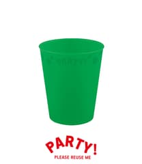 Decorata Reusable Party Products - Party Reusable Cup 250ml Bright Green - 96693