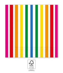 Napkin Designs - FSC Two-Ply paper Napkins 33x33cm Bright Stripes - 96732