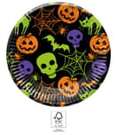 Decorata Halloween Party - FSC Paper Plates Next Generation Large 23cm - 96737