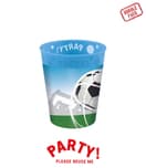 Decorata Soccer Fans - Party Reusable Party Cup 250ml 4pcs - 96764