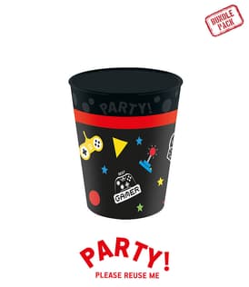 Decorata Gaming Party - Party Reusable Party Cup 250ml 4pcs - 96767