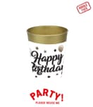 Decorata Milestone - Party Reusable Party Cup 250ml 4pcs - 96770