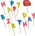 Cars 3 - "happy Birthday" Toothpick Candles - 9825
