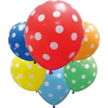 Latex Balloons - "Dots" Balloons - 88885