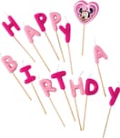 Minnie Junior - "happy Birthday" Toothpick Candles - 80531