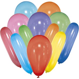 Latex Balloons - Mixed Balloons of Various Shapes and Colours - 91681