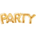Decorata Gold Party - Gold "Party" Foil Balloons  - 89653