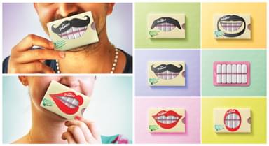 clever bubble gum packaging