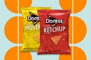 Doritos Mustard & Ketchup chips