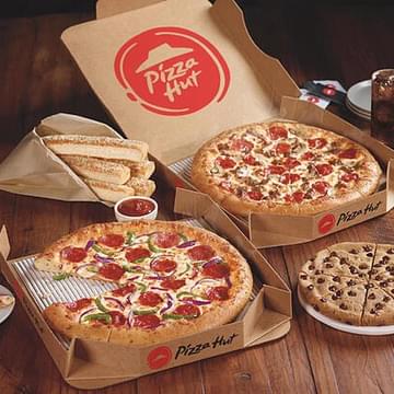 Pizza Hut pizzas