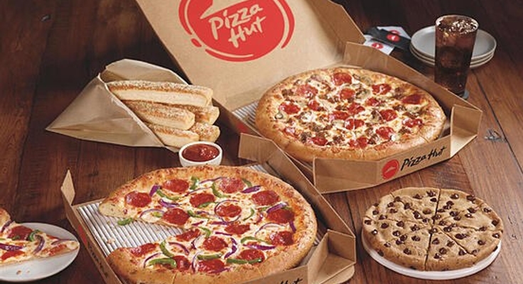 Pizza Hut pizzas