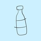 Sketch of a water bottle