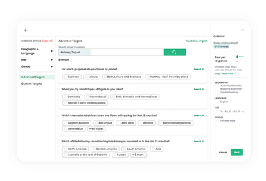 Advanced and Custom Targets on Upsiide