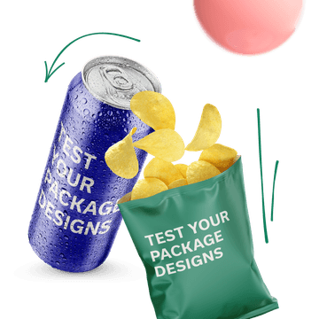 Pop can and a bag of chips