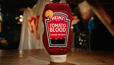 Heinz Ketchup fake blood