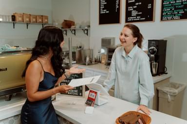 customer service coffee shop