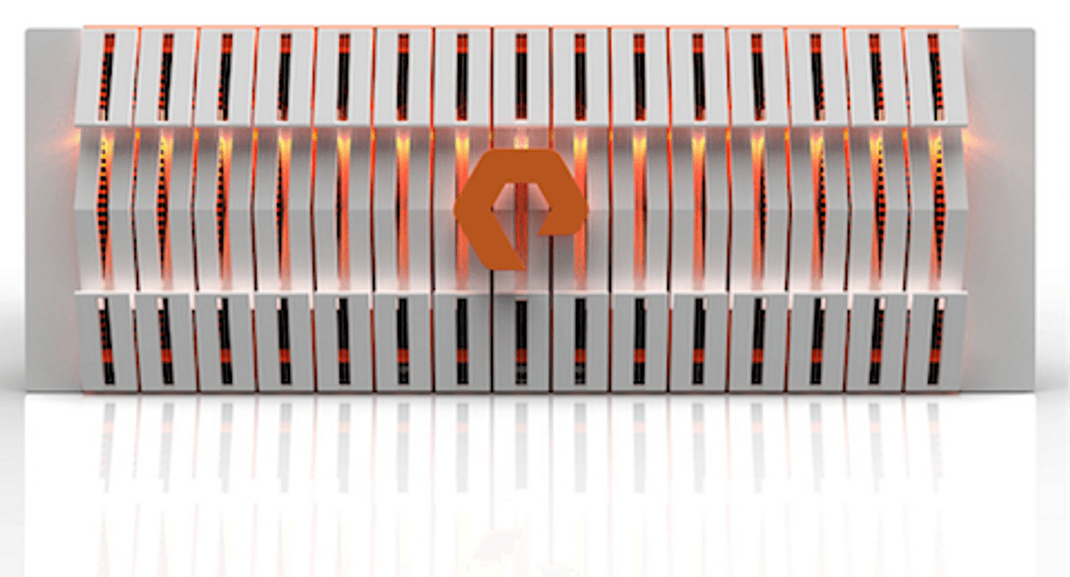 Pure Storage groet sterk met flash dataopslag NVME toepassingen image