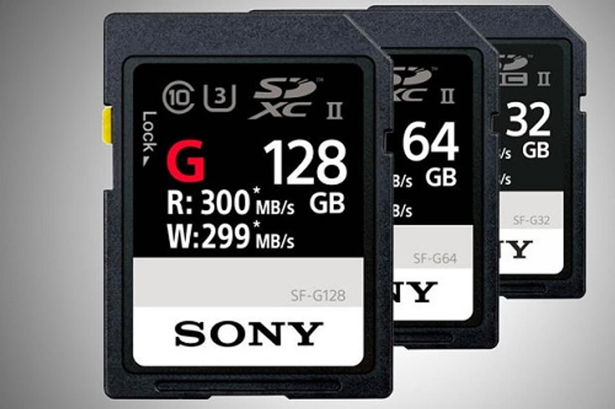 Sony introduceert snelle SF-G-serie SD-kaarten image