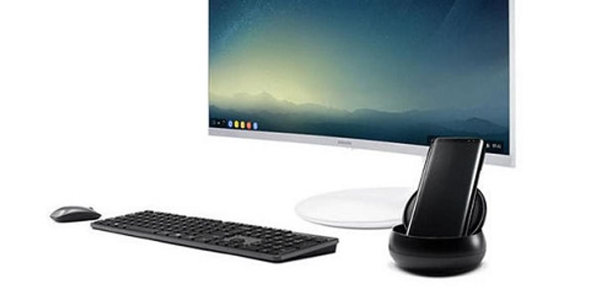 Samsung DeX maakt van smartphone een desktop image