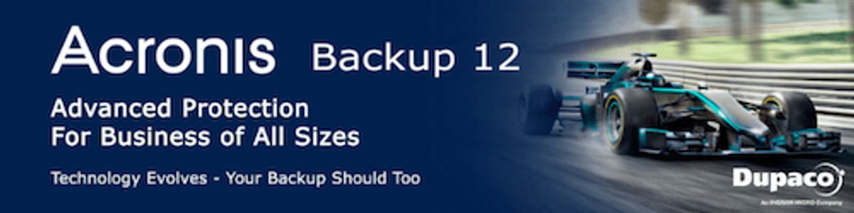 Launch event Acronis Backup Advanced 12 image