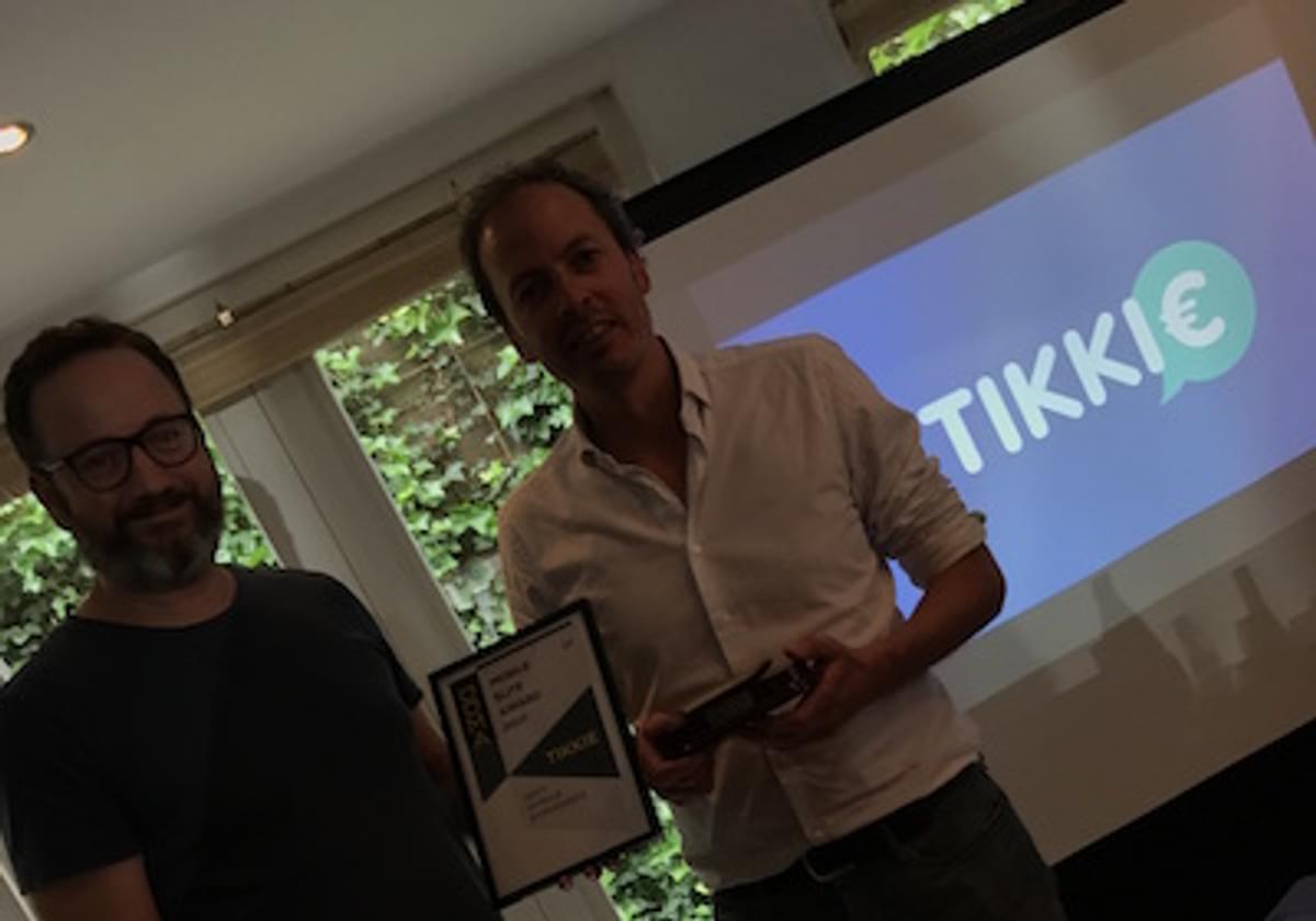 Tikkie van ABN AMRO wint DDMA Mobile Award voor beste mobile experience image