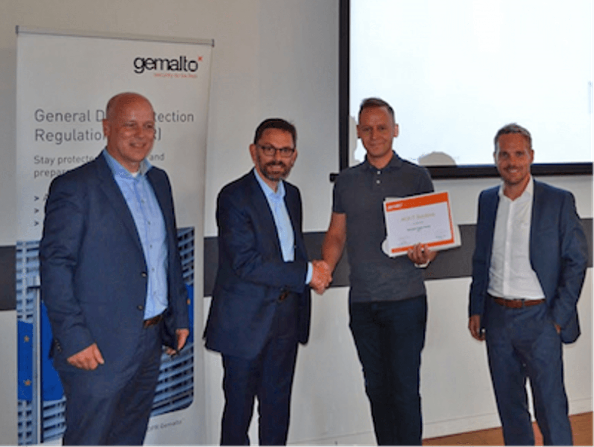 ACA IT-Solutions is Best New Cipher Partner van Gemalto image