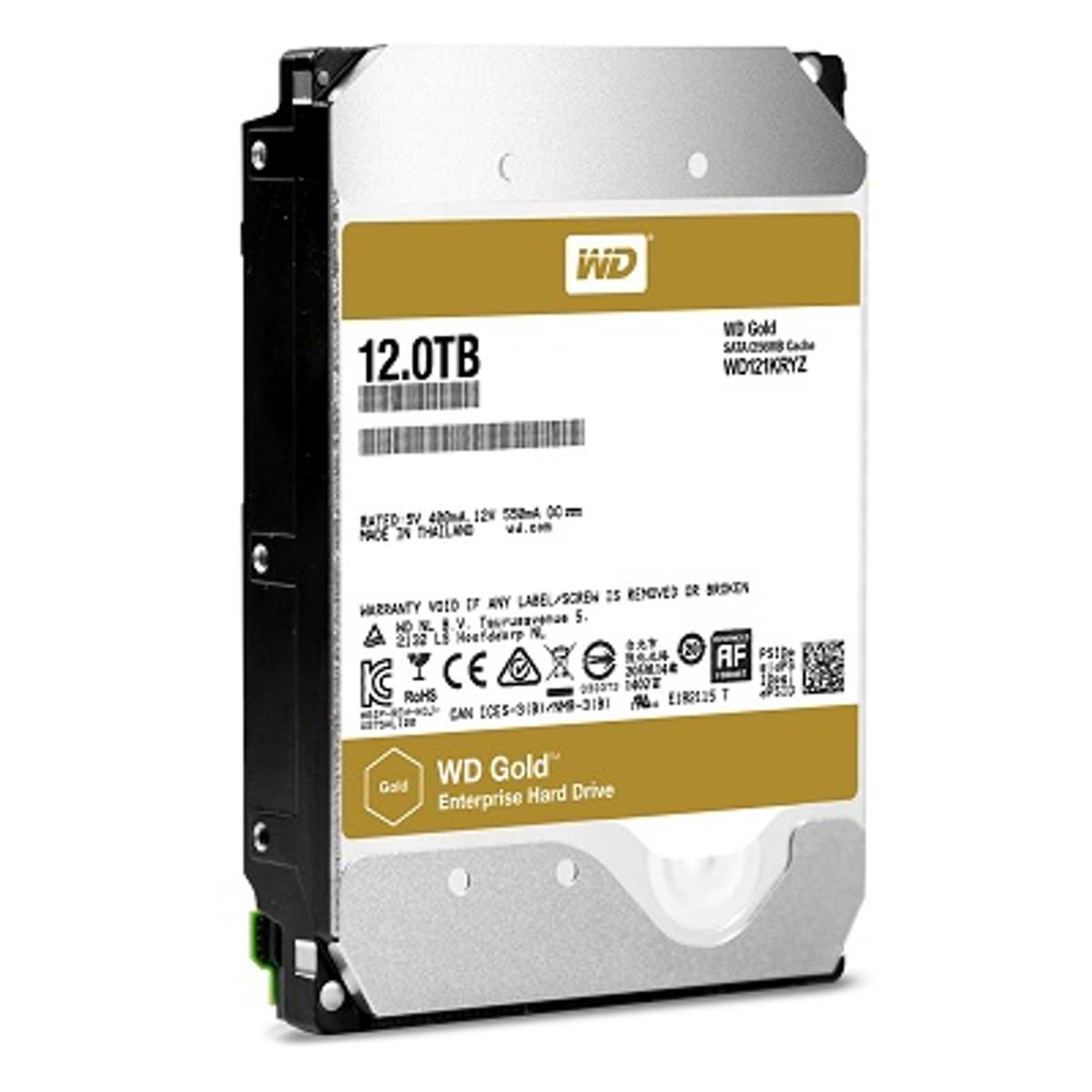 Western Digital lanceert 12TB WD Gold hard drive image