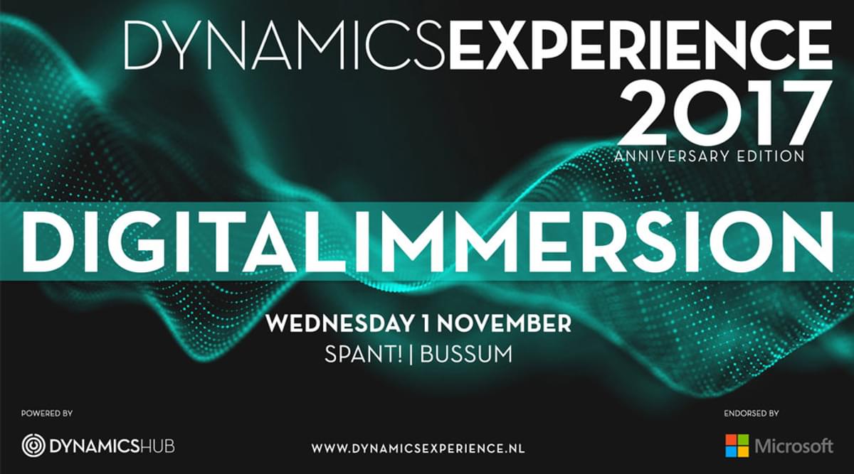 DynamicsHUB onthult programma Dynamics Experience 2017 image