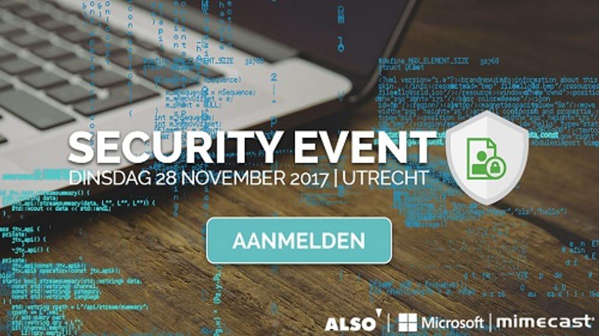 Security event van ALSO, Microsoft en Mimecast image