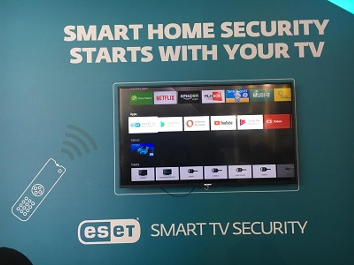 ESET security software beveiligt smart tv image