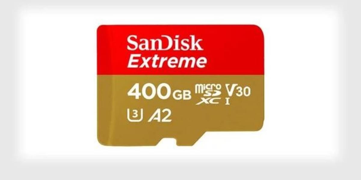 SanDisk introduceert snelle microSD-kaart van 400 GB image