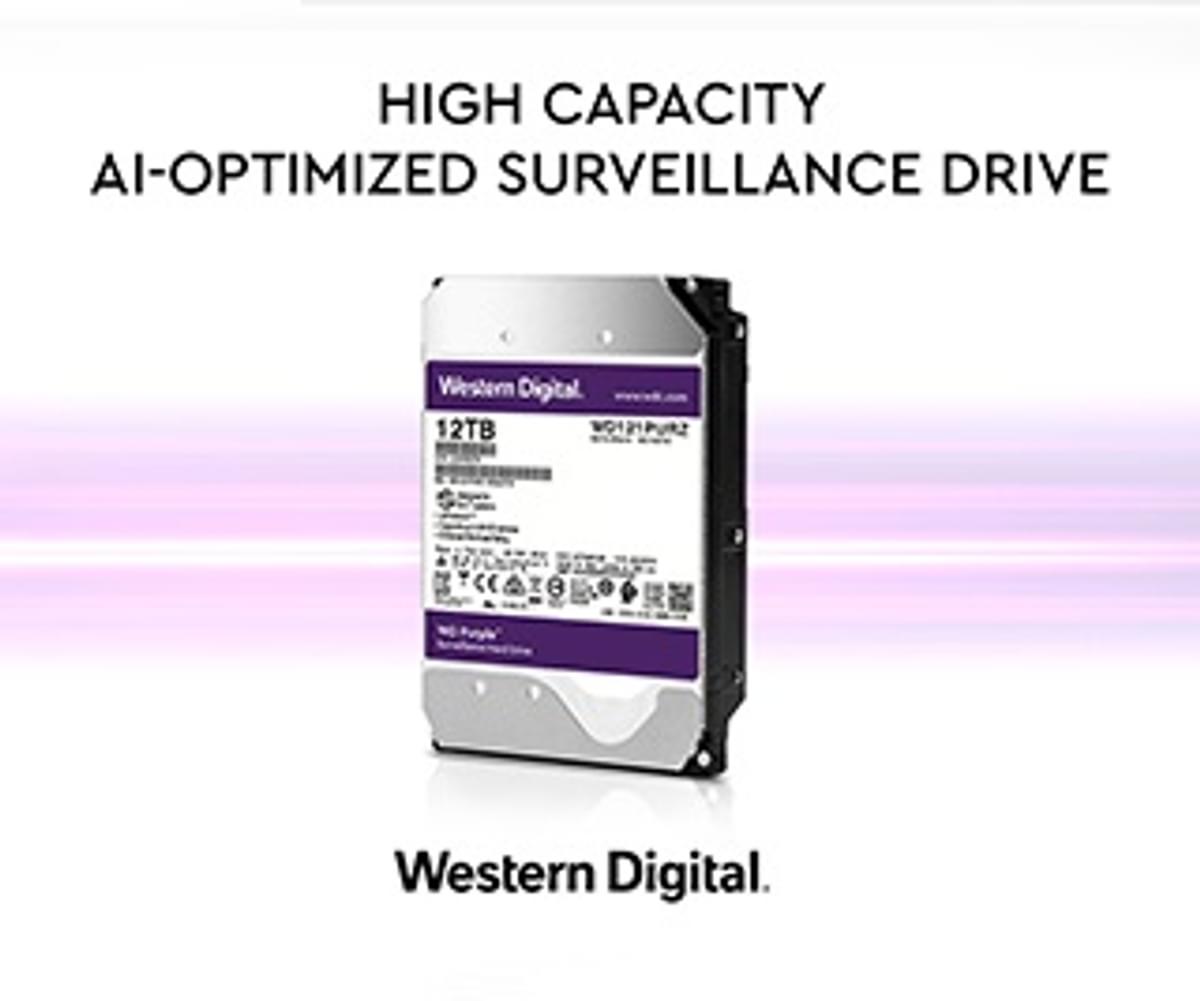 Western Digital lanceert Purple 12TB drive met AllFrame AI-technologie image