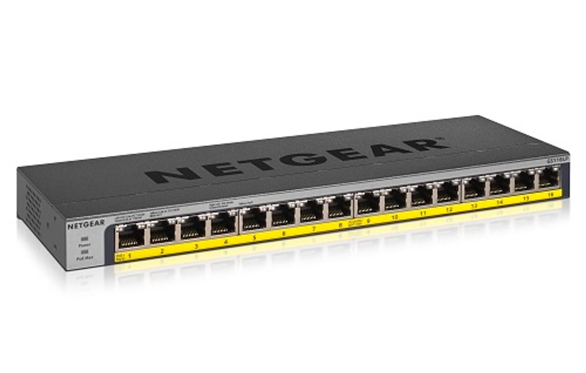 NETGEAR unmanaged switch met flexibele opties voor PoE image