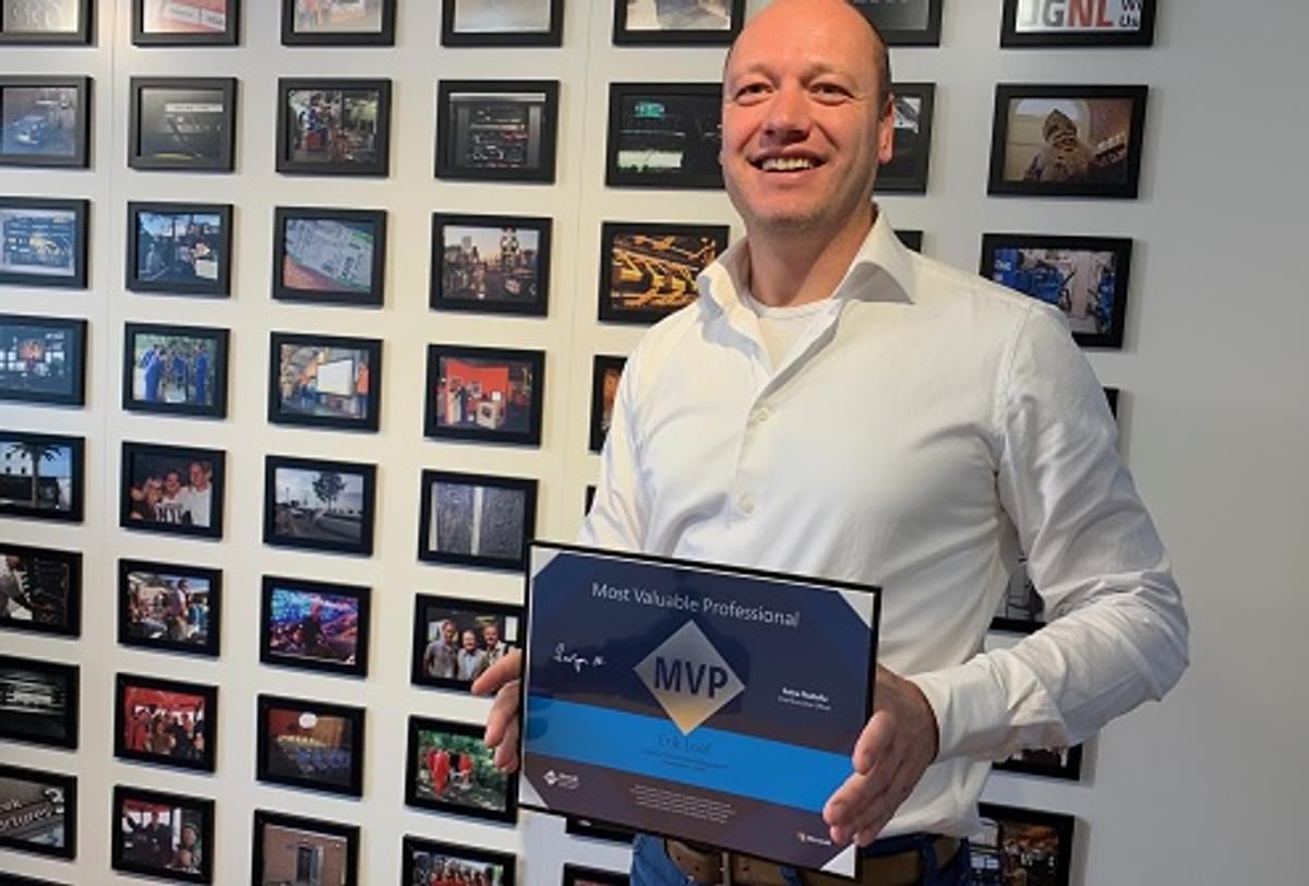 Proxsys CTO Erik Loef ontvangt Microsoft MVP award image
